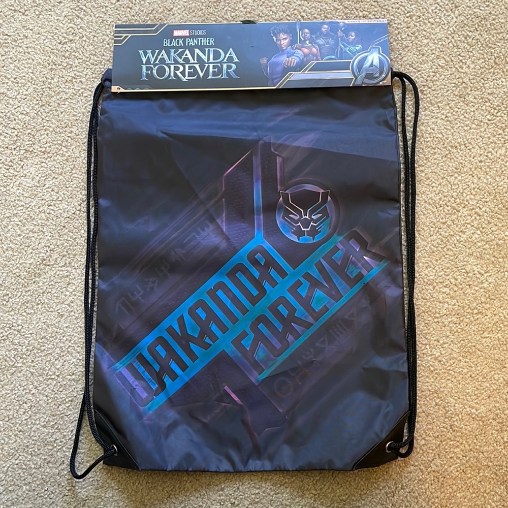 Marvel Black Panther Drawstring Bag